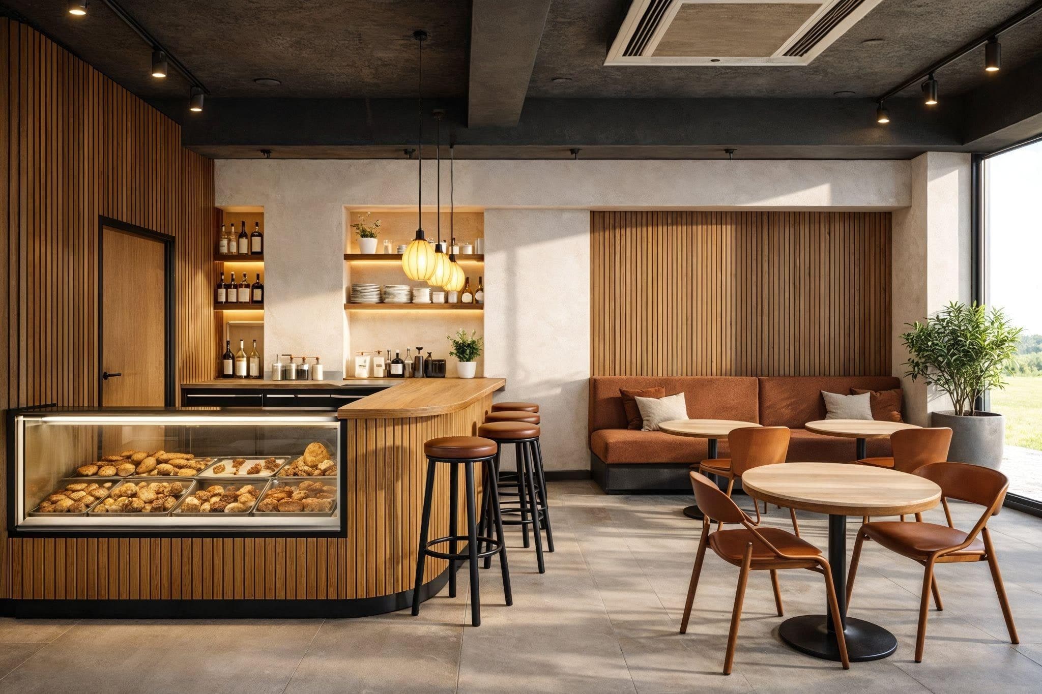 Café Interior - Interior Design by Mimar Studios in Pakistan
