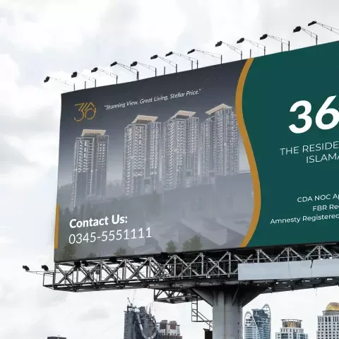 360 Residences real estate billboard advertisement by Mimar Studios 360 Residences real estate billboard advertisement by Mimar Studios